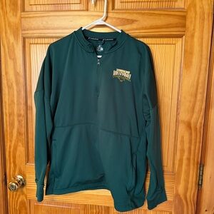 Green Quarter-Zip Sweatshirt